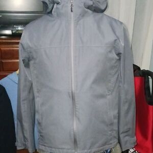 Men's Gray Hooded Jacket